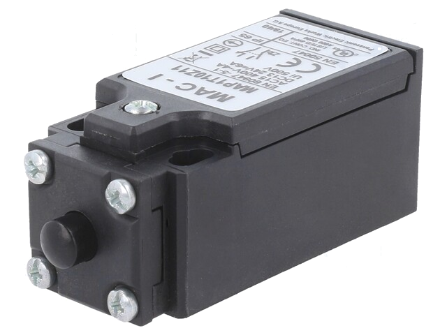 Eindschakelaar; pin Ø8mm; NO + NC; 10A; max.400VAC; max.250VDC Eindschakelaar; pin Ø8mm; NO + NC; 10A; max.400VAC; max.250VDC
